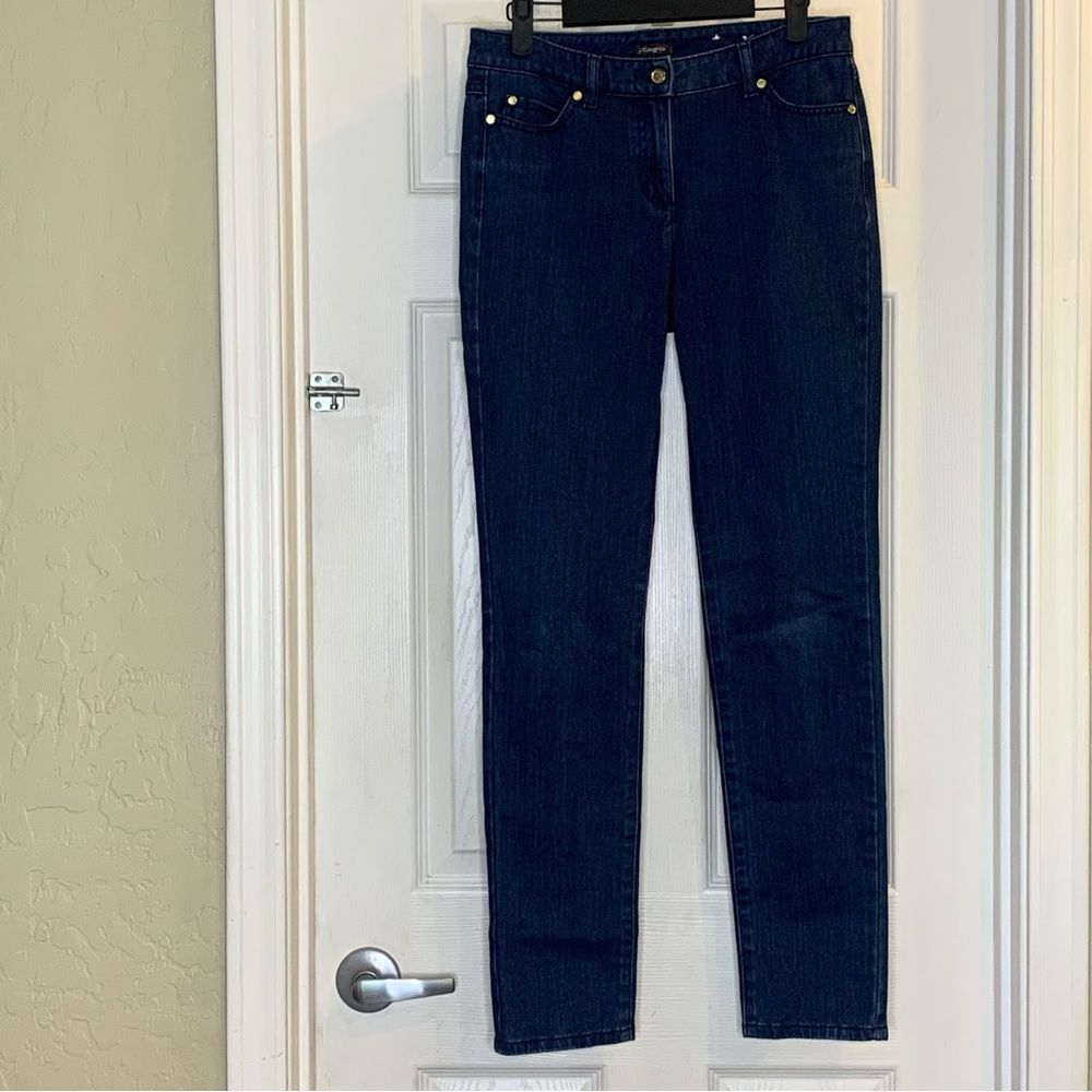 J. McLaughlin dark wash straight leg jeans sz 4